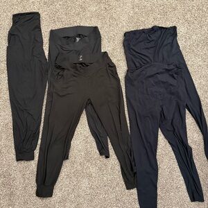 Women's Black Maternity Pants Lot